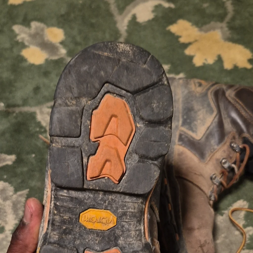 Danner Brown and Black Leather Hiking Boots